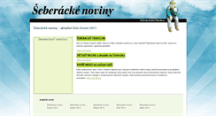 Desktop Screenshot of noviny.seberak.cz